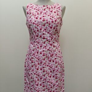 CDC Women Floral Midi Dress Retro